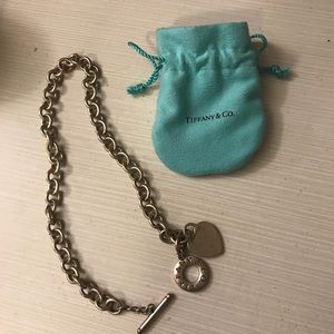 Tiffany & co heart tag necklace